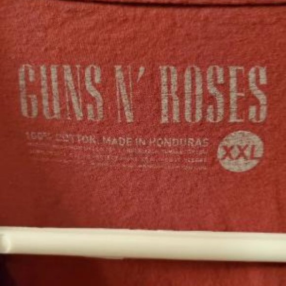 Guns N Roses Mens T Shirt Magenta Bullet Logo 100% Cotton XXL Pre-owned - Picture 3 of 4